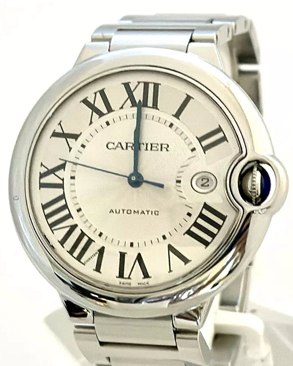 Cartier Ballon Bleu De Cartier 42MM Silver Dial Steel Bracelet (3001)