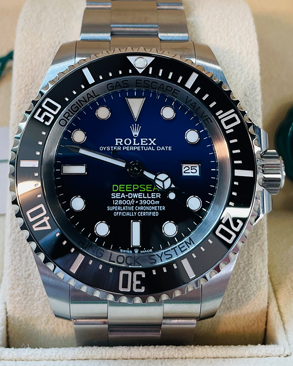 2022 Rolex Sea-Dweller Deepsea "James Cameron" 44MM D-Blue Dial Oyster Bracelet (126660)