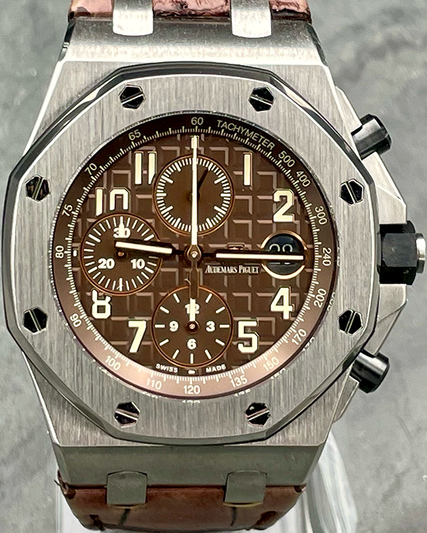 2018 Audemars Piguet Royal Oak Offshore "Havana" 42MM Brown Dial Leather Strap (26470ST.OO.A820CR.01)