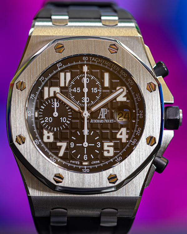 2008 Audemars Piguet Royal Oak Offshore Chronograph 42MM Black Dial Rubber Strap (25721ST.OO.1000ST.08.A)