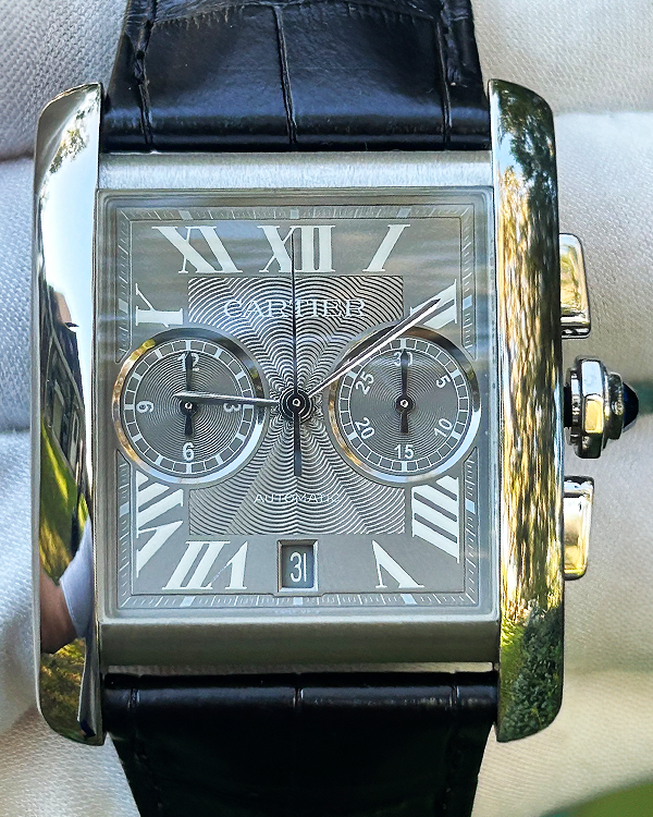 2019 Cartier Tank MC de Cartier 34MM Grey Dial Leather Strap (W5330008)