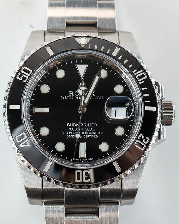 2010 Rolex Submariner Date 40MM Black Dial Oyster Bracelet (116610LN)