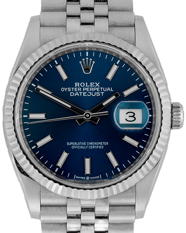 2020 Rolex Datejust 36MM Blue Dial Jubilee Bracelet (126234)