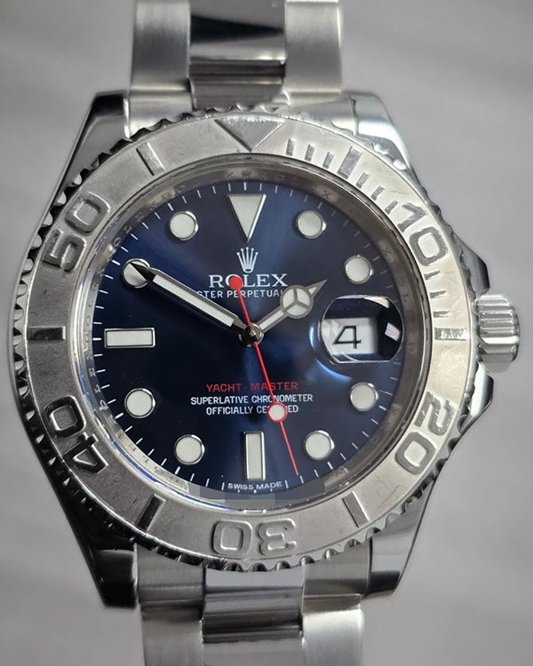 2014 Rolex Yacht-Master 40MM Blue Dial Oyster Bracelet (116622)