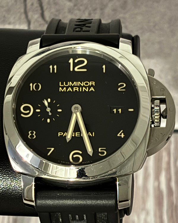 Panerai Luminor Marina 1950 3 Days 44MM Black Dial Rubber Strap (PAM00359)