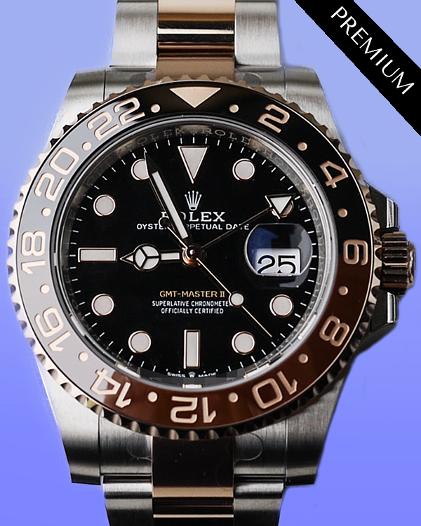 2024 Rolex GMT-Master II "Rootbeer" 40MM Black Dial Two-Tone Oyster Bracelet (126711CHNR)