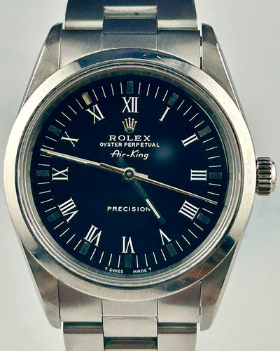 Rolex Air-King 34MM Black Dial Oyster Bracelet (14000)