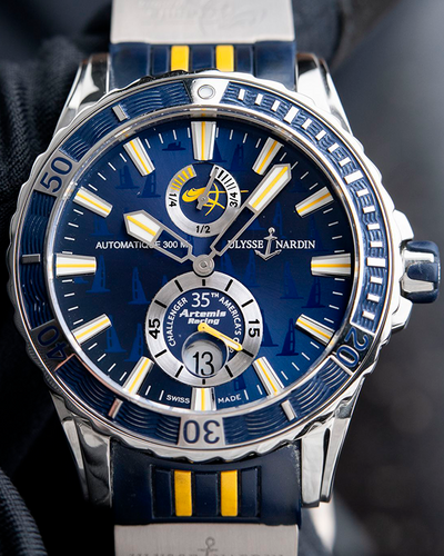 2016 Ulysse Nardin Diver Chronometer Artemis Racing L.E. 44mm Blue Dial Rubber Strap (263-10LE-3/93-ARTEMIS)