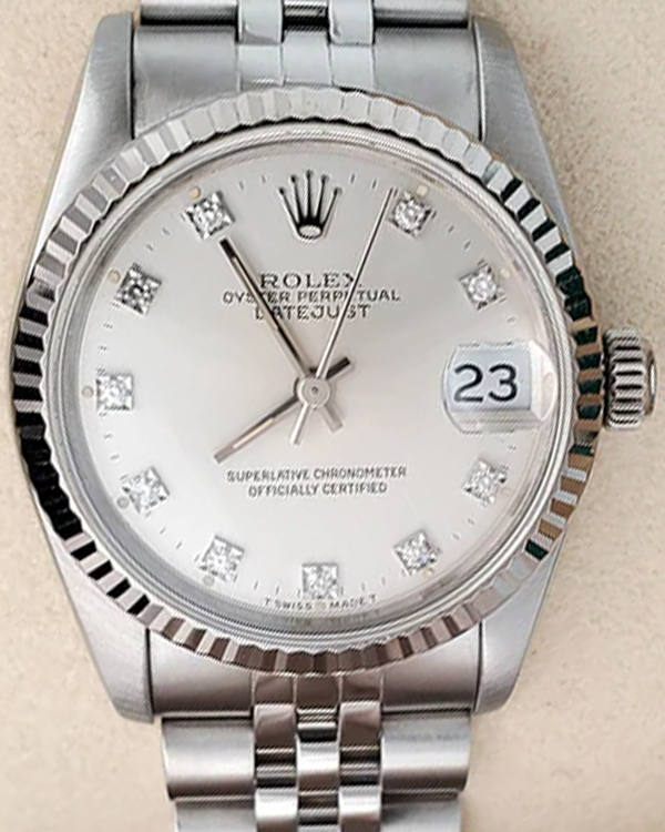 Rolex Datejust 31MM Silver Dial Jubilee Bracelet (68274)