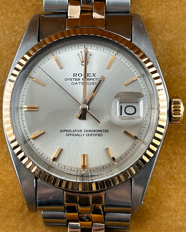 Rolex Datejust 36MM Silver Dial Two-Tone Jubilee Bracelet (1601)