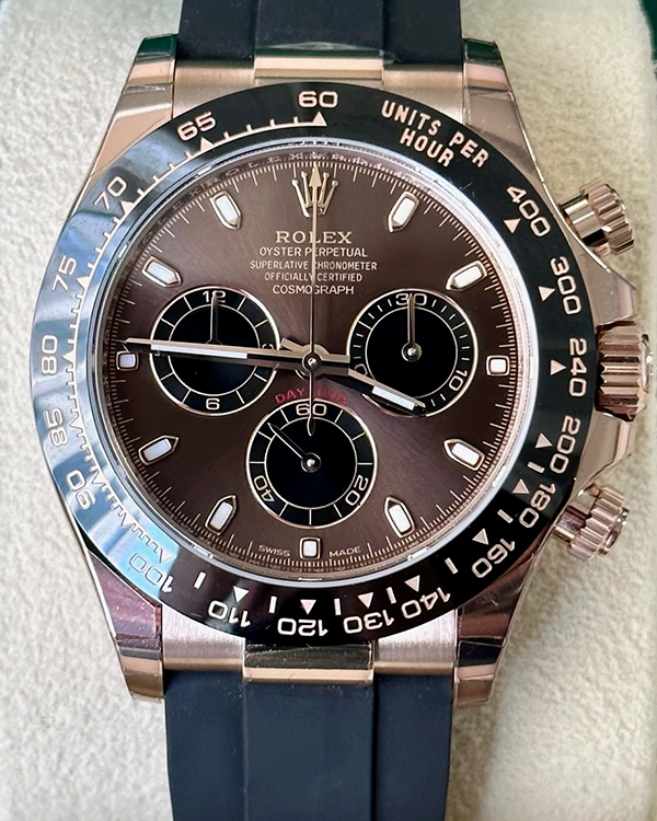 2023 Rolex Cosmograph Daytona Everose Gold Chocolate Dial (116515LN)