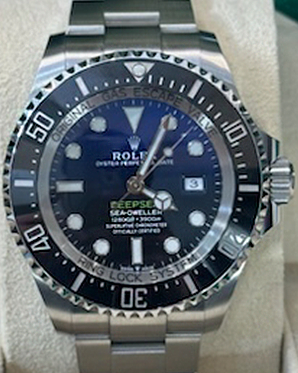 2021 Rolex Sea-Dweller Deepsea "James Cameron" 44MM D-Blue Dial Oyster Bracelet (126660)