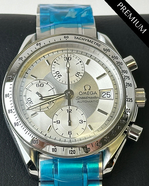 2005 Omega Speedmaster Date 39MM Silver Dial Steel Bracelet (3513.30.00)