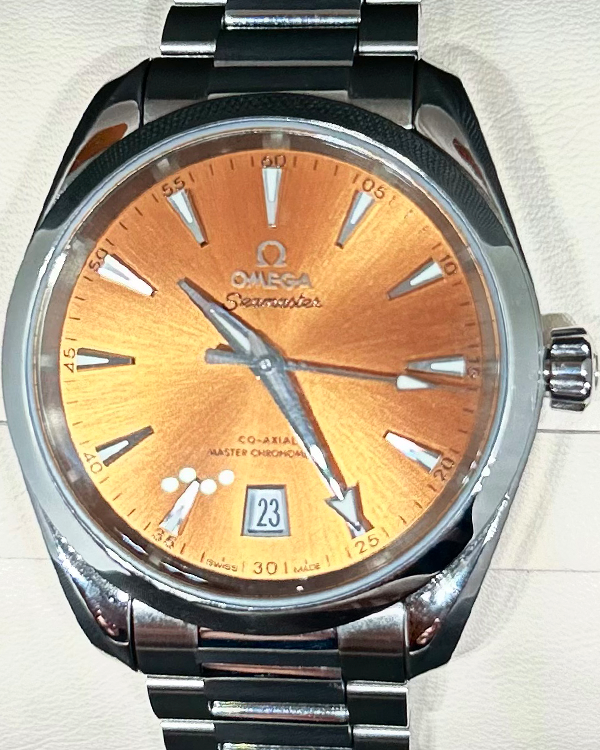 2023 Omega Seamaster Aqua Terra Shades 38MM Saffron Dial Steel Bracelet (220.10.38.20.12.001)