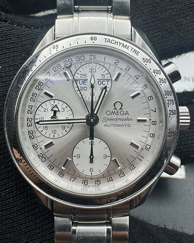 Omega Speedmaster Day-Date 39MM Silver Dial Steel Bracelet (3523.30.00)