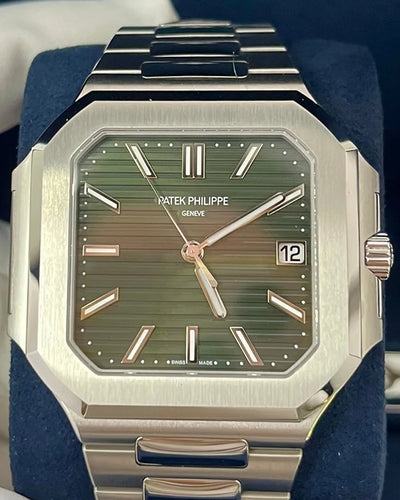 2024 Patek Philippe Cubitus 45MM Green Dial Steel Bracelet (5821/1A)