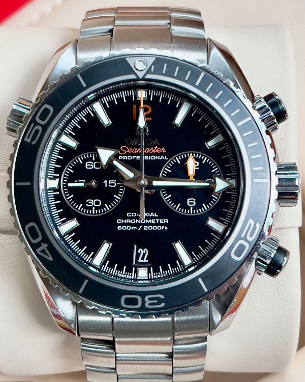 2015 Omega Seamaster Planet Ocean Chronograph 45.5MM Black Dial Steel Bracelet (232.30.46.51.01.003)