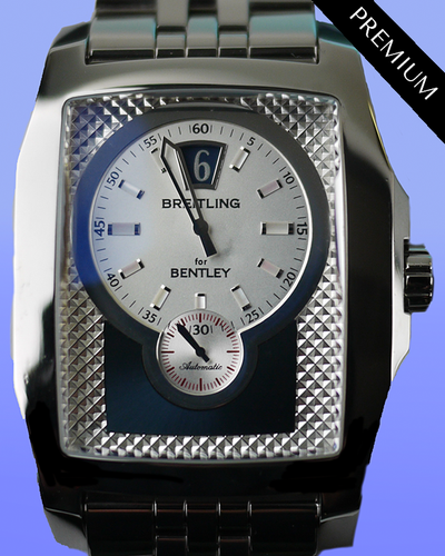 Breitling Bentley Flying B 38MM Silver Dial Steel Bracelet (A2836212/C722)