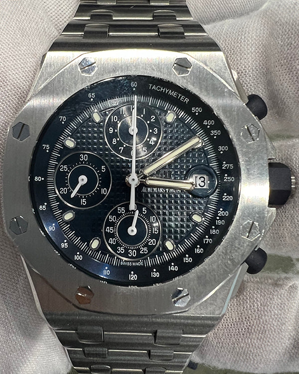 2023 Audemars Piguet Royal Oak Offshore Chronograph 42MM Blue Dial Steel Bracelet (26238ST.OO.2000ST.01)