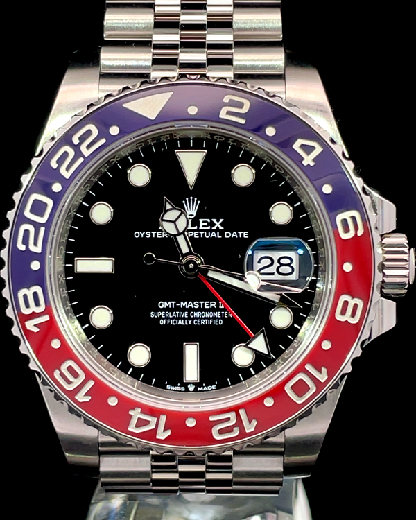 2023 Rolex GMT-Master II "Pepsi" 40MM Black Dial Jubilee Bracelet (126710BLRO)