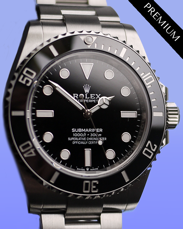 2024 Rolex Submariner No Date 41MM Black Dial Oyster Bracelet (124060)