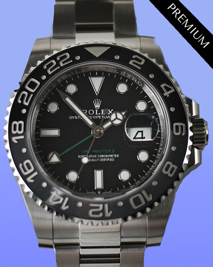 2024 Rolex GMT-Master II "Bruce Wayne" 40MM Black Dial Oyster Bracelet (126710GRNR)