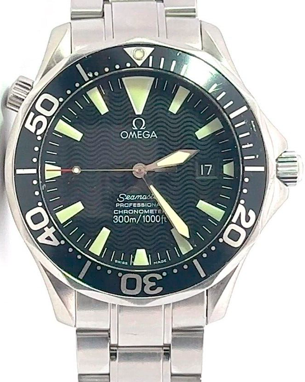 Omega Seamaster Professional 300M 41MM Black Dial Steel Bracelet (168.1640)