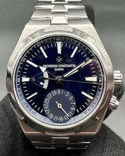 2022 Vacheron Constantin Overseas Dual Time 41MM Blue Dial Steel Bracelet (7900V/110A-B334)