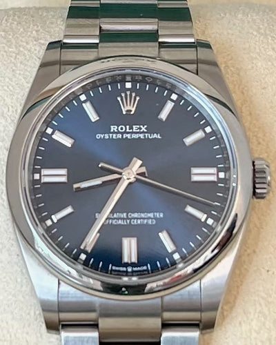 2020 Rolex Oyster Perpetual 36MM Blue Dial Oyster Bracelet (126000)