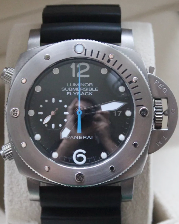 2021 Panerai Luminor Submersible 1950 3 Days 47MM Black Dial Rubber Strap (PAM00614)