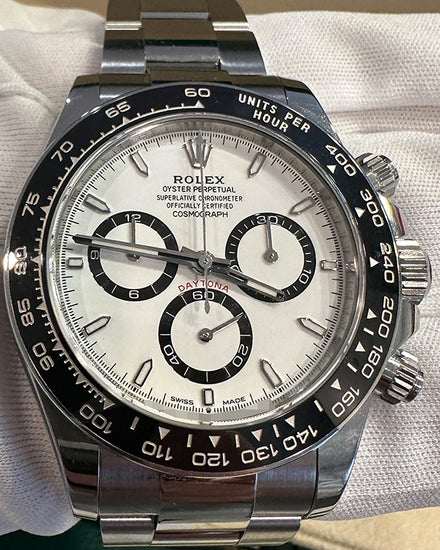 2024 Rolex Cosmograph Daytona "Panda" 40MM White Dial Oyster Bracelet (126500LN)
