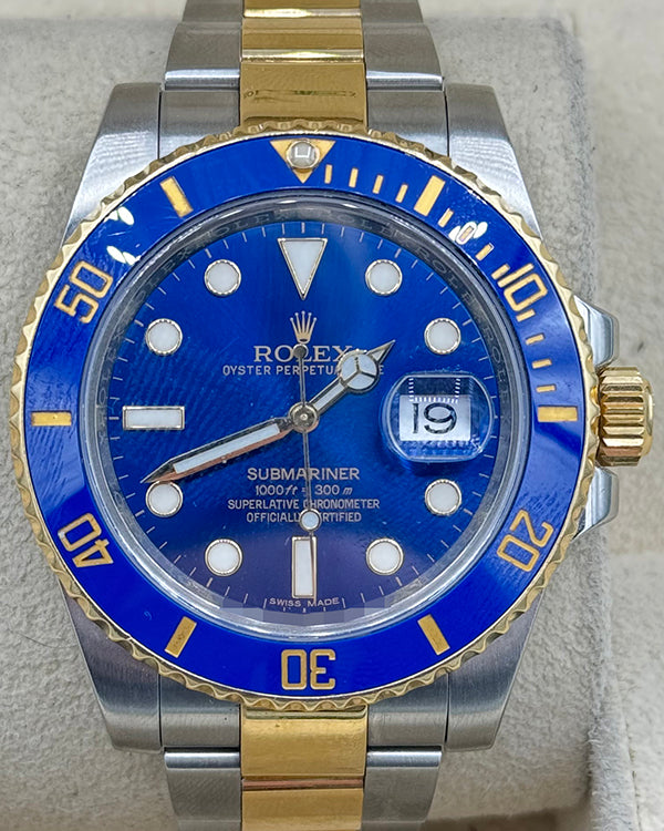 Rolex Submariner Date 40MM Blue Dial Two-Tone Oyster Bracelet (116613LB)