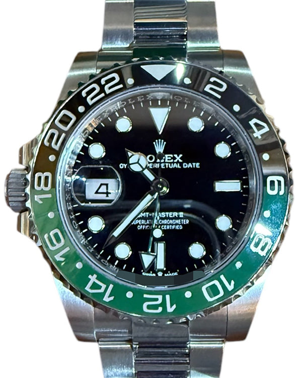 2023 Rolex GMT-Master II "Sprite" 40MM Black Dial Oyster Bracelet (126720VTNR)