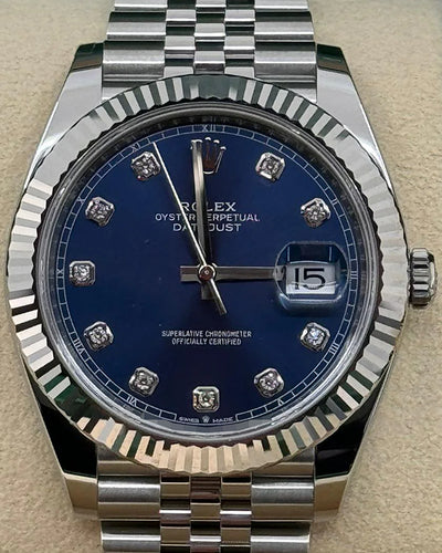 2024 Rolex Datejust 41MM Blue Dial Jubilee Bracelet (126334)