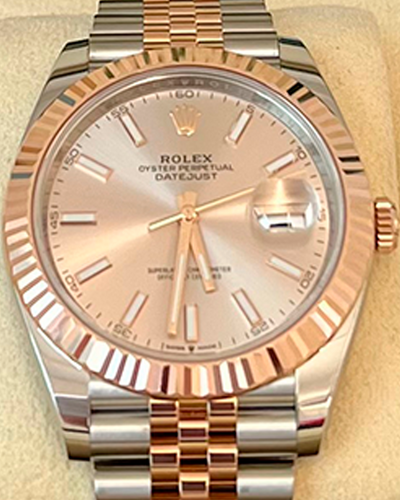 2023 Rolex Datejust 41MM Sundust Dial Two-Tone Jubilee Bracelet  (126331)