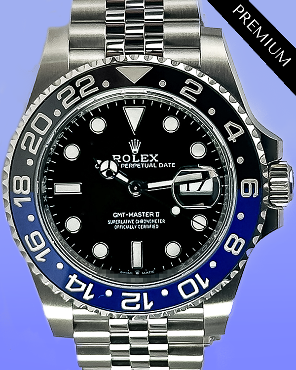 2024 Rolex GMT-Master II "Batgirl" 40MM Black Dial Jubilee Bracelet (126710BLNR)