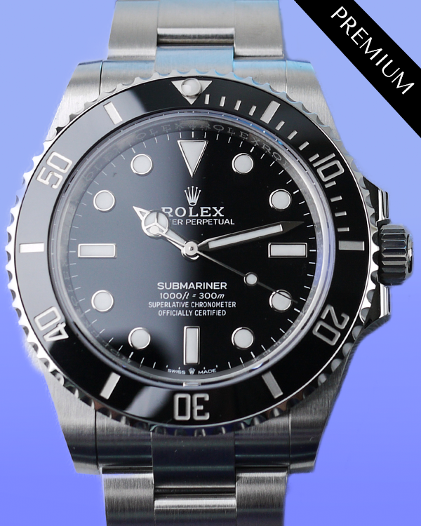 2024 Rolex Submariner No Date 41MM Black Dial Oyster Bracelet (124060)