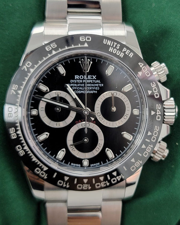 2023 Rolex Cosmograph Daytona 40MM Black Dial Oyster Bracelet (116500LN)