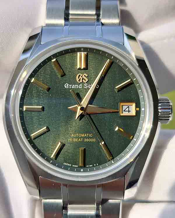 2024 Grand Seiko Heritage Collection Rikka Early Summer 40MM Green Dial Steel Bracelet (SBGH271G)