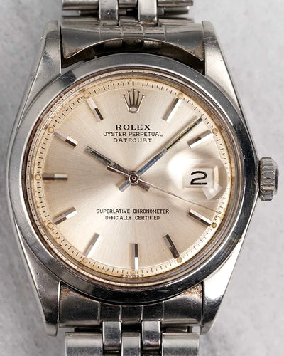 Rolex Datejust 36MM Silver Dial Jubilee Bracelet (1600)