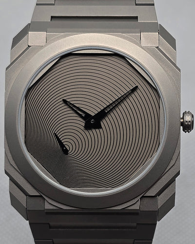 2021 Bvlgari Octo Finissimo Tadao Ando L.E. 40MM Grey Dial Titanium Bracelet (103245)