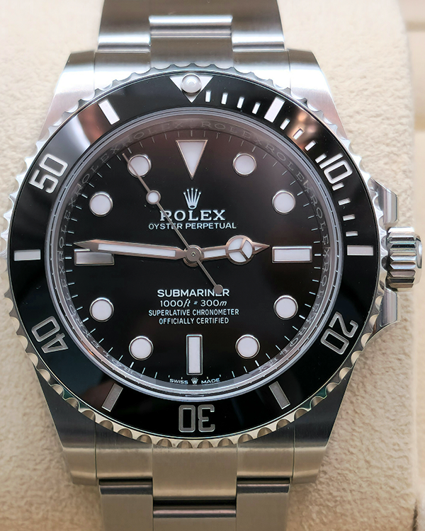 2024 Rolex Submariner "No Date" 41MM Black Dial Oyster Bracelet (124060)