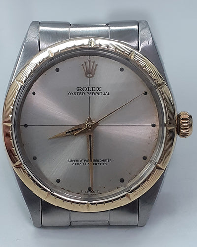 Rolex Oyster Perpetual 34MM Silver Dial Oyster Bracelet (1008)