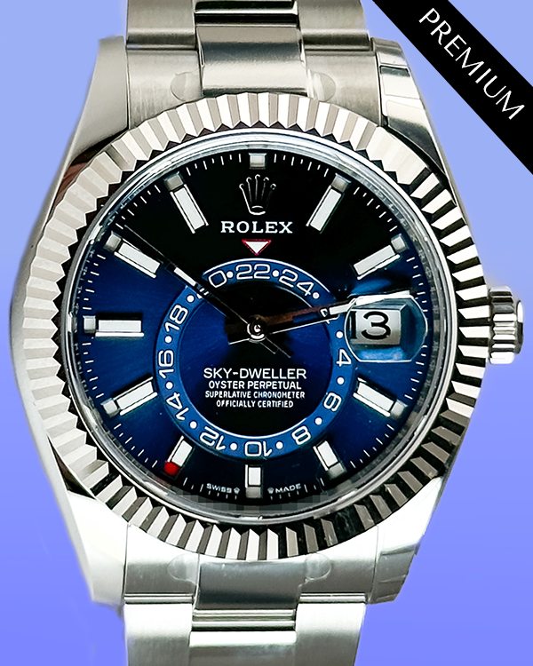 2024 Rolex Sky-Dweller 42MM Blue Dial Oyster Bracelet (336934)