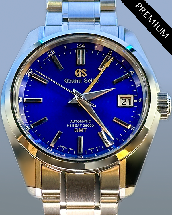 2022 Grand Seiko Heritage Limited Edition "Blue Peacock" 40MM Blue Dial Steel Bracelet (SBGJ261G)