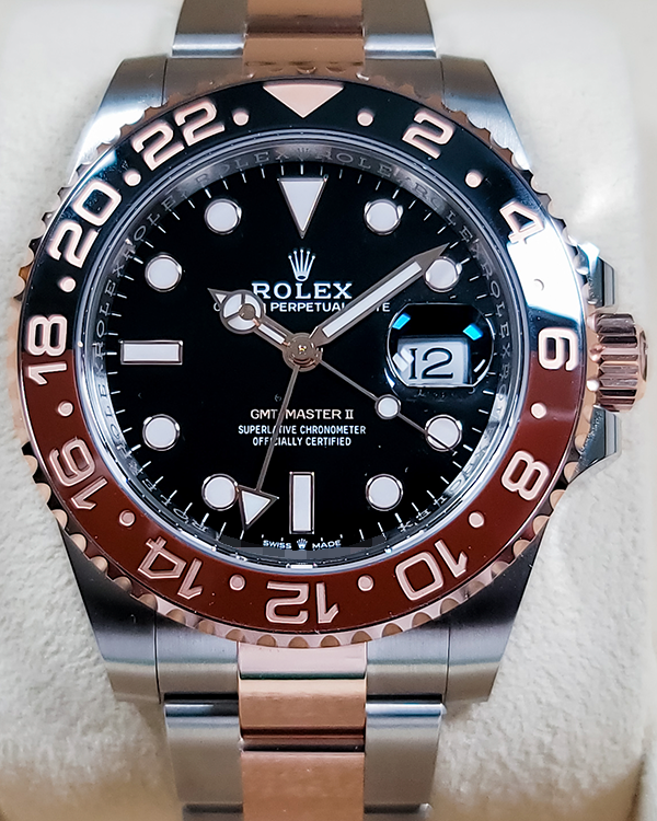 2024 Rolex GMT-Master II "Root Beer" 40MM Black Dial Two-Tone Oyster Bracelet (126711CHNR)