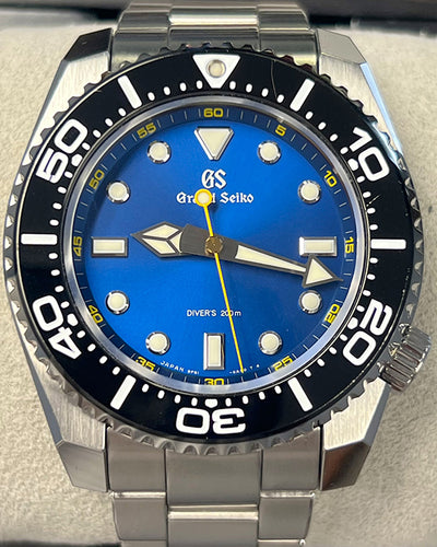 2019 Grand Seiko Sport Collection 43.6mm Quartz Blue Dial Steel Bracelet (SBGX337)