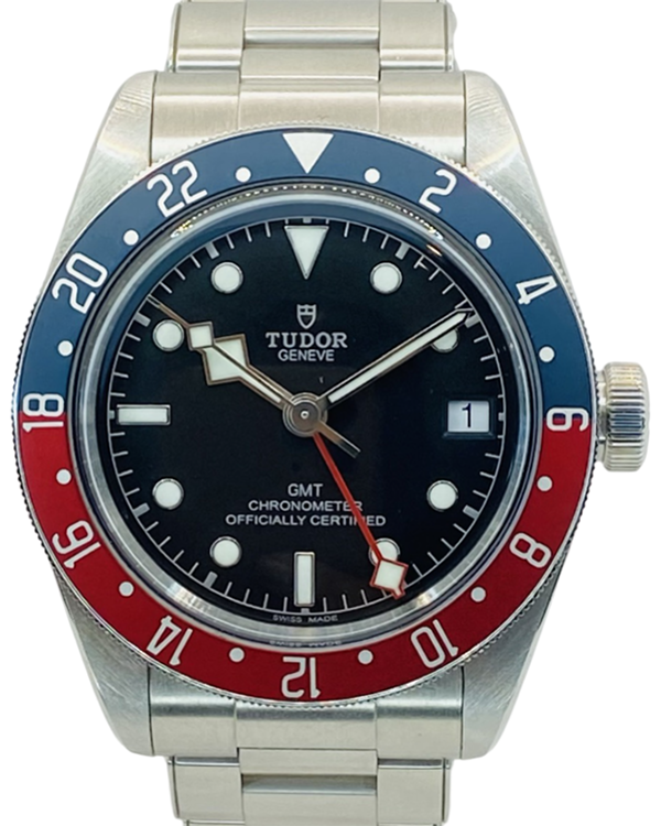 Tudor Black Bay GMT "Pepsi" 41MM Black Dial Steel Bracelet (M79830RB)