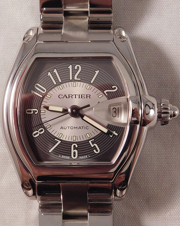 Cartier Roadster De Cartier 37MM Grey Dial Steel Bracelet (2510)