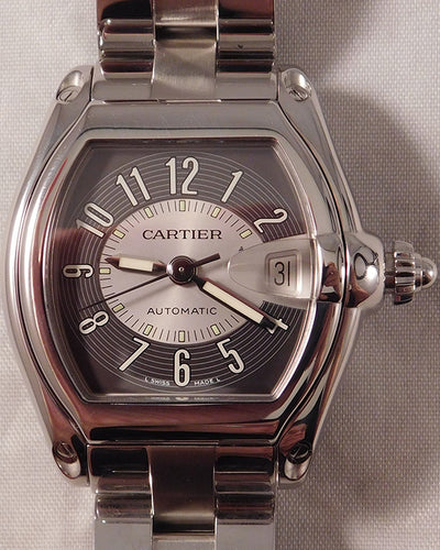 Cartier Roadster De Cartier 37MM Grey Dial Steel Bracelet (2510)